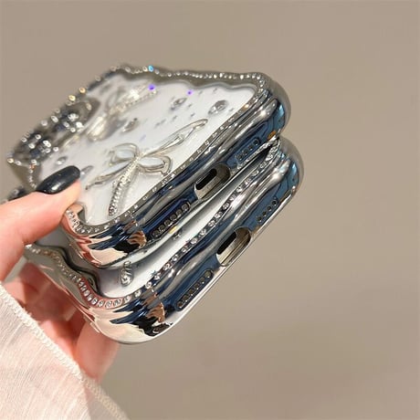 CUTECASEトンボ iPhone16pro/16カバー ダイヤ iPhone15pro/14promax/13ケース ジュエリーデコ 上品 大人可愛い CM5331