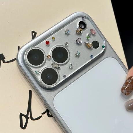 CUTECASE ダイヤレンズカバー iPhone17ProMax/17Proカメラレンズフィルム ガラス おしゃれ 頑丈 キラキラ 可愛い CM5764