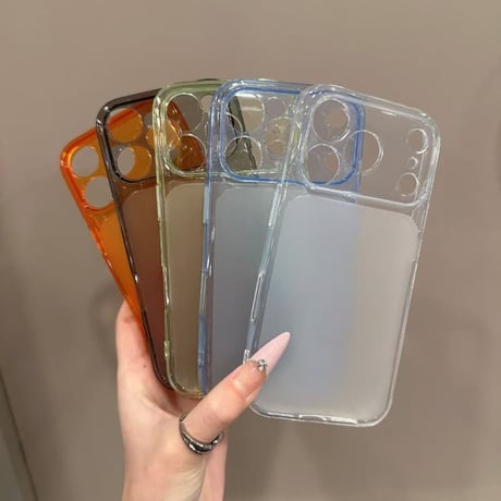 CUTECASEセージ/ミストブルー/ラベンダーに合う iPhone17/17Proケース 薄型軽量 iPhone16Pro/15pro/14ProMaxケース カメラ保護 指紋防止CM6315
