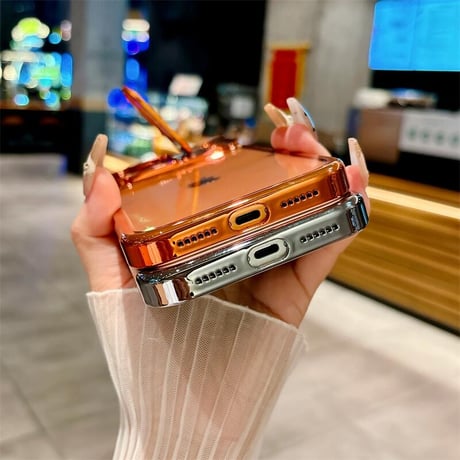CUTECASE スタンド機能カメラカバー iPhone17ProMax/17ケース 高透明メタル iPhone17pro/16promaxカバー 黄ばまない シンプル CM5699
