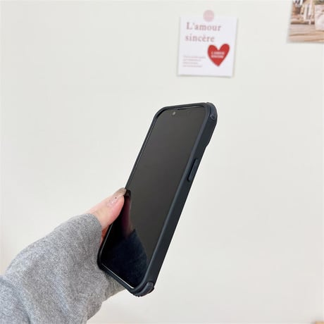 CUTECASE 耐衝撃 ミラーiPhone15/15proケース シンプル iPhone14/13pro/12ケース 夏に人気CM4437