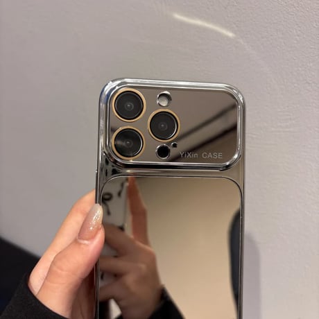 CUTECASE メタルミラー iPhone17Pro/17ケース 耐久性に優れる iPhone16ProMax/15Pro/14ケース カメラ保護 便利人気品CM6531