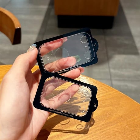CUTECASE iPhone17/17Pro/17Air/17promax レンズ保護カバー 高透明ガラス 画質に影響しなく シンプル 定番 丈夫CM5679