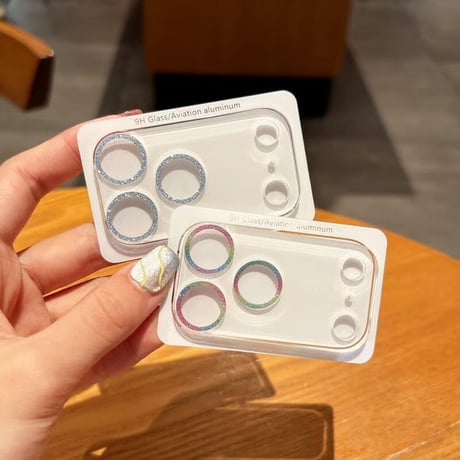 CUTECASE キラキラレンズカバー iPhone17/17Pro/17Air/17promax 高透明 画質に影響しなく ラメ おしゃれ 可愛い丈夫CM5678