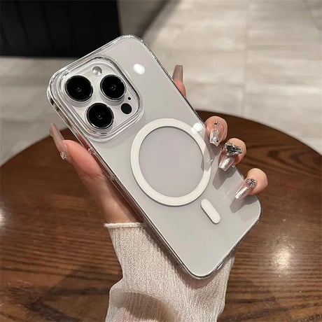 CUTECASE クリア iPhone17/17proケース MagSafe対応 黄ばまない 薄型 iPhone16promax/15/14対応 高透明感 CM3509