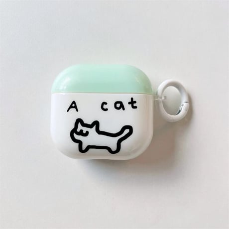 CUTECASE カップルペア AirPods4ケース 可愛い猫と犬 AirpodsPro2/3/2カバー お揃い リング付き ギフトにおすすめCM5594