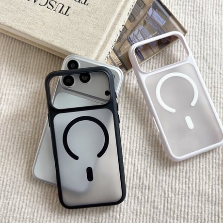 CUTECASE 指紋防止 iPhone17ProMax/17Proケース MagSafe対応 iPhone16Pro/15pro/14ケース 滑り止め加工 耐衝撃CM6344