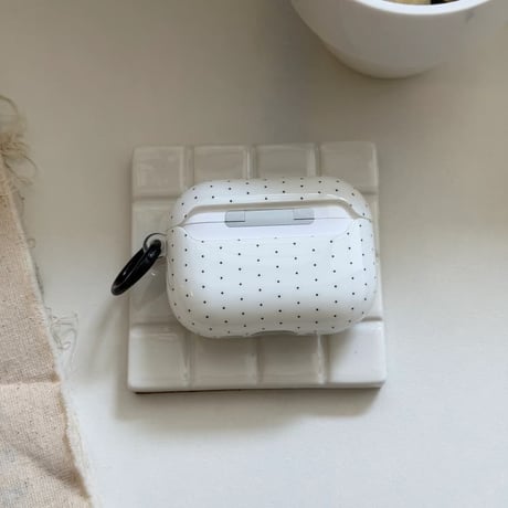 CUTECASE 音楽/ネコちゃん Airpods Pro3ケース 水玉模様 Airpods 4/3カバー AirpodsPro2/1 リング付 韓国っぽ 可愛すぎ CM6098