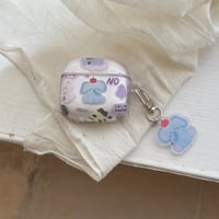 CUTECASE 象 Airpods Pro3ケース かわいい Airpods4/3カバー pro2/pro1 リング/キーホルダー 韓国風CM6258