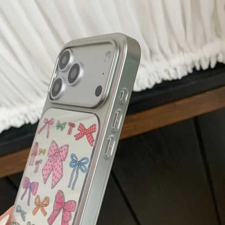 CUTECASE iPhone17Pro/17ケース ボタンミラー ふもふもストラップ iPhone17ProMax/16Proケース 秋冬ファッション 可愛すぎCM5759