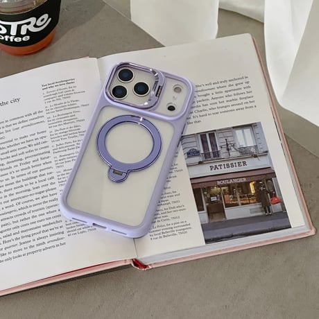 CUTECASE ダブルスタンド付 iPhone17pro/17promaxケース MagSafe対応 iPhone16/15/14カバー 高級感高品質耐衝撃 CM6023