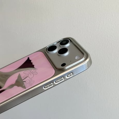 CUTECASE 花瓶ミラー iPhone17Pro/17ケース メッキ iPhone16ProMax/15Pro/14ケース 耐久性に優れる 便利人気品CM6540