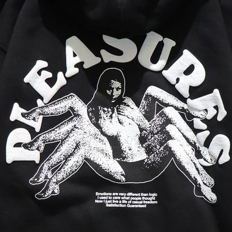 PLEASURES LOGIC ZIP UP HOODY