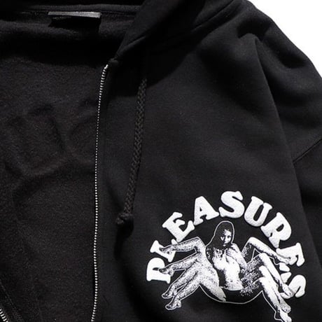 PLEASURES LOGIC ZIP UP HOODY