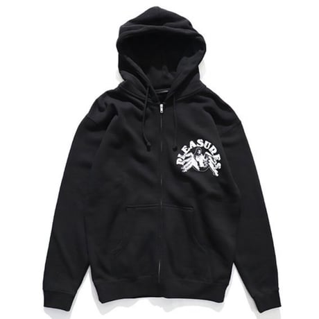 PLEASURES LOGIC ZIP UP HOODY