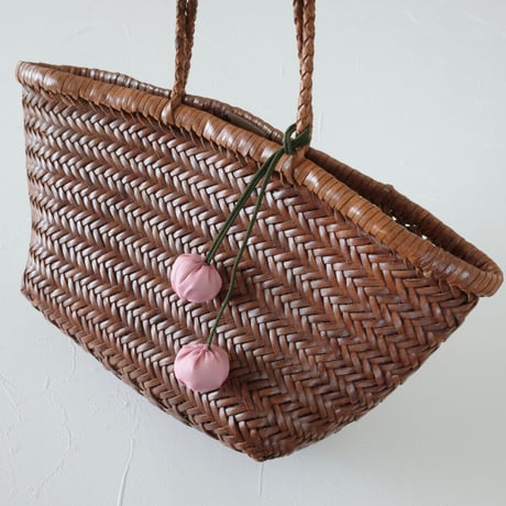 さくらんぼのチャーム(32cm)＊Pink