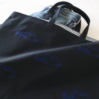Navy label・レッスンバッグ・紺＊ハート刺繍 | Coco chic