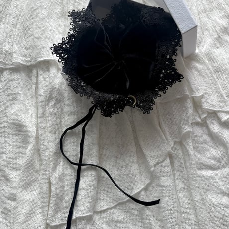 Velvet scrunchie