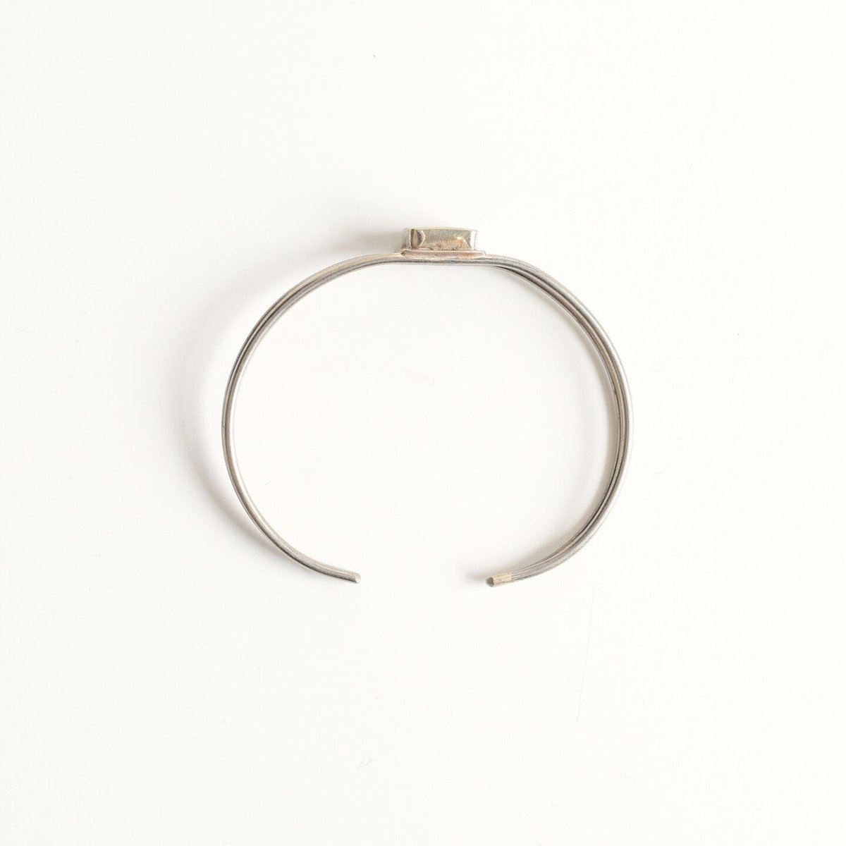 Gustavo flower extrafine bracelet square-SILVER