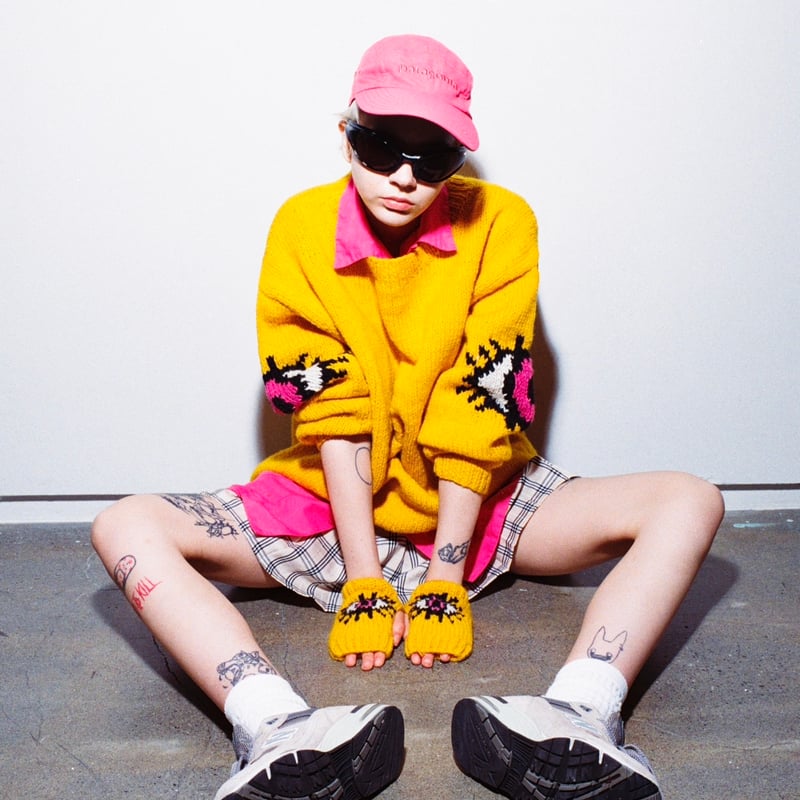 macmahon Knitting Mills. Crew Neck Knit - Eyes