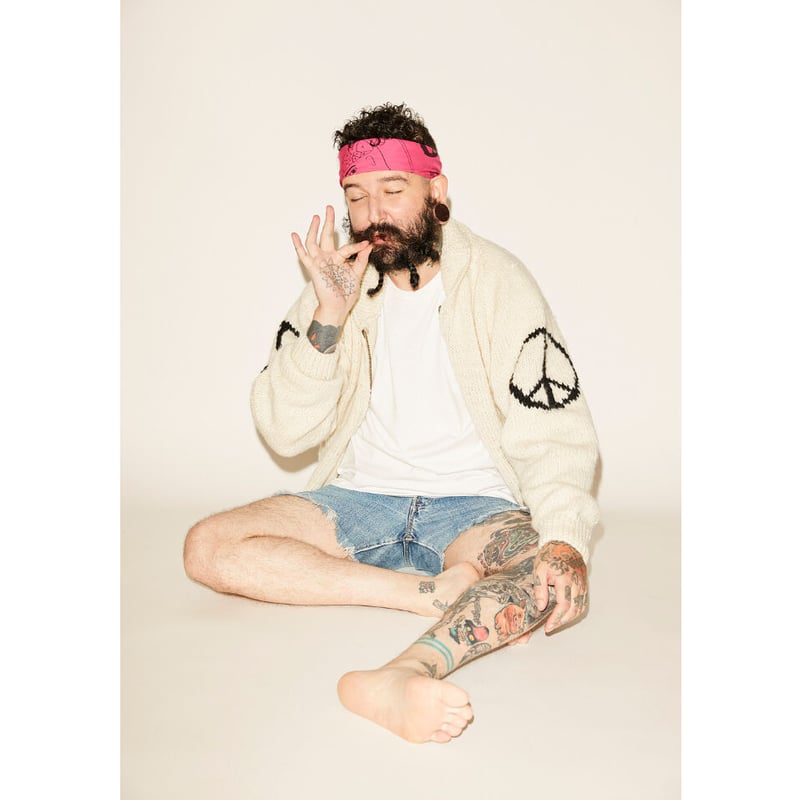 macmahon knitting mills Peace ピース ニット niche.（ニッチ）の「macmahon knitting mills/マクマホンニッティング