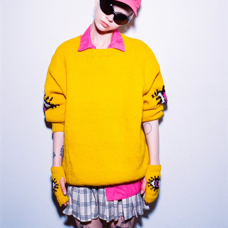 macmahon Knitting Mills. Crew Neck Knit - Eyes