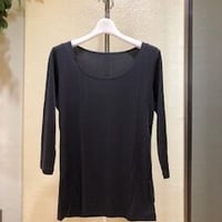 シルク100%ファインタッチ　8分袖Tシャツ
