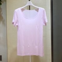シルク100％　ファインタッチ2分袖Tシャツ