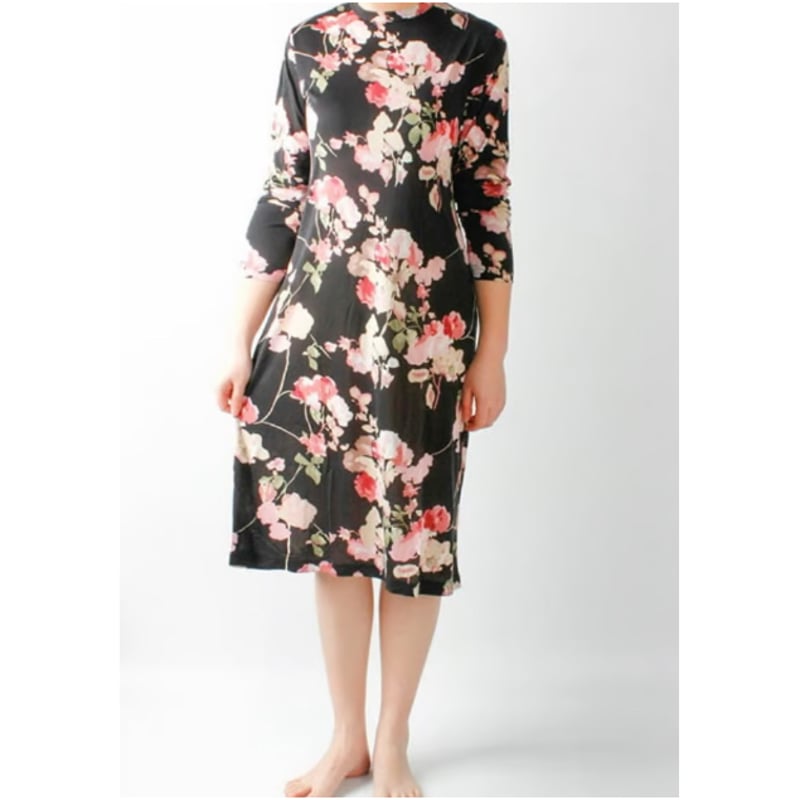 シルク長袖ワンピース | Pure silk collection シルク長袖ワンピース | Pure silk collection