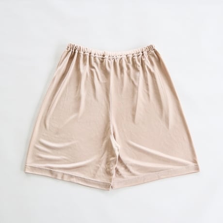 正絹シルクスムースフレヤパンツ