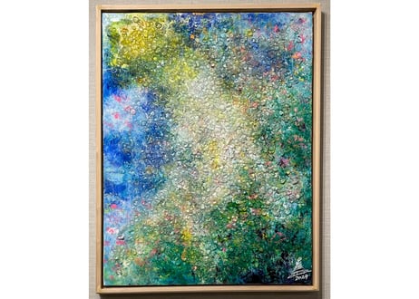 サトチヒロさん　水晶アート シルバーフレーム サトチヒロさん 水晶アート シルバーフレーム Chihiro Sato/サトチヒロ