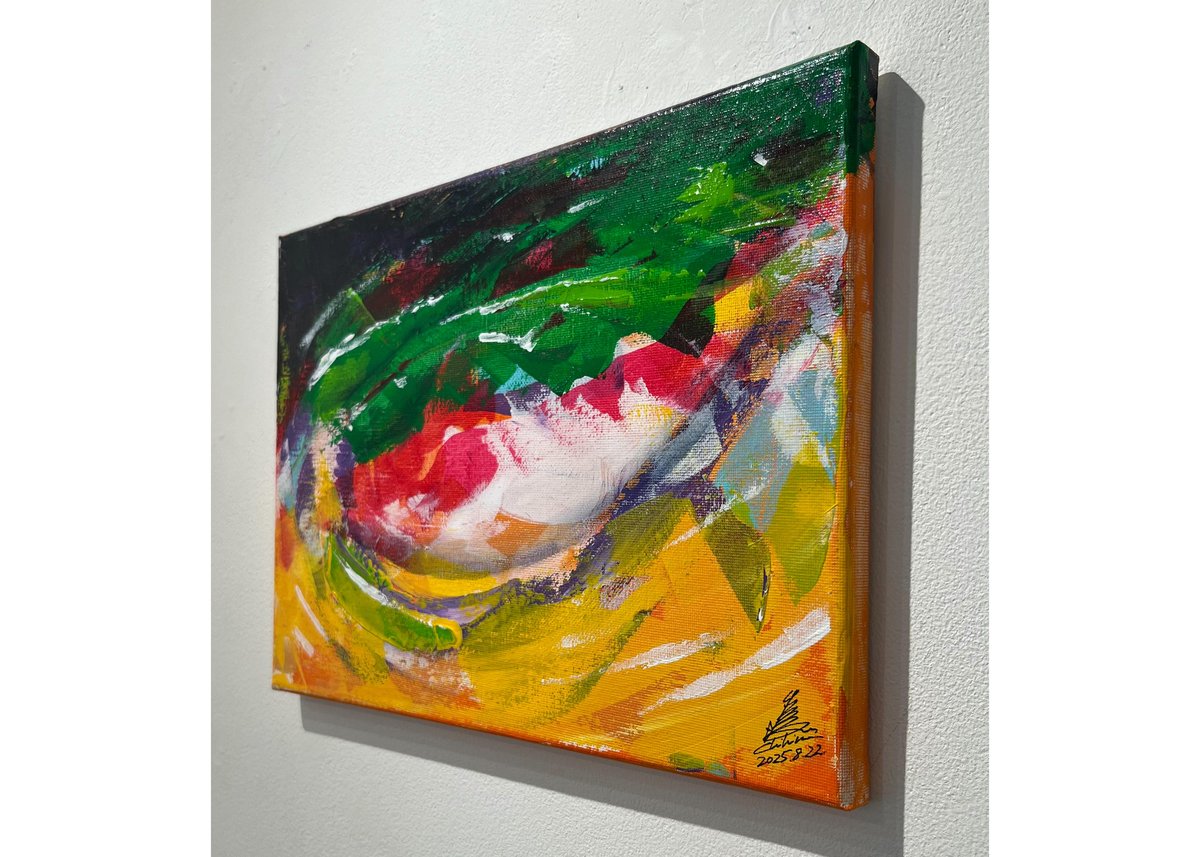 錦鯉 Nishikigoi Japanese colored carp | Artston