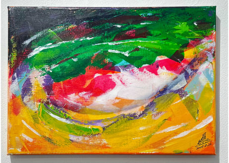光と色で印象が変わる一枚｜錦鯉  Nishikigoi Japanese colored carp