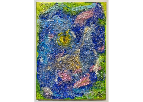はる　stardust lighthouse （星屑の灯台）　アクリル画 stardust lighthouse （星屑の灯台） アクリル画 - 絵画
