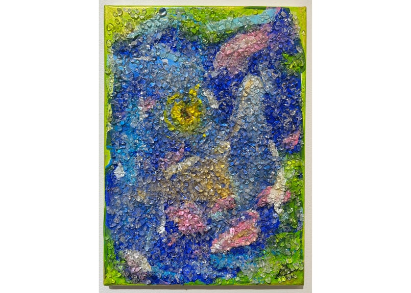 シーグラスアート Rose Moon♪こちらは専用です(⋆ᴗ͈ˬᴗ͈)”♪ シーグラスアート Rose Moon♪こちらは専用です(⋆ᴗ͈ˬᴗ͈)”♪
