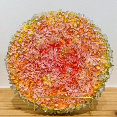 レジンアートクリスタル×大理石風