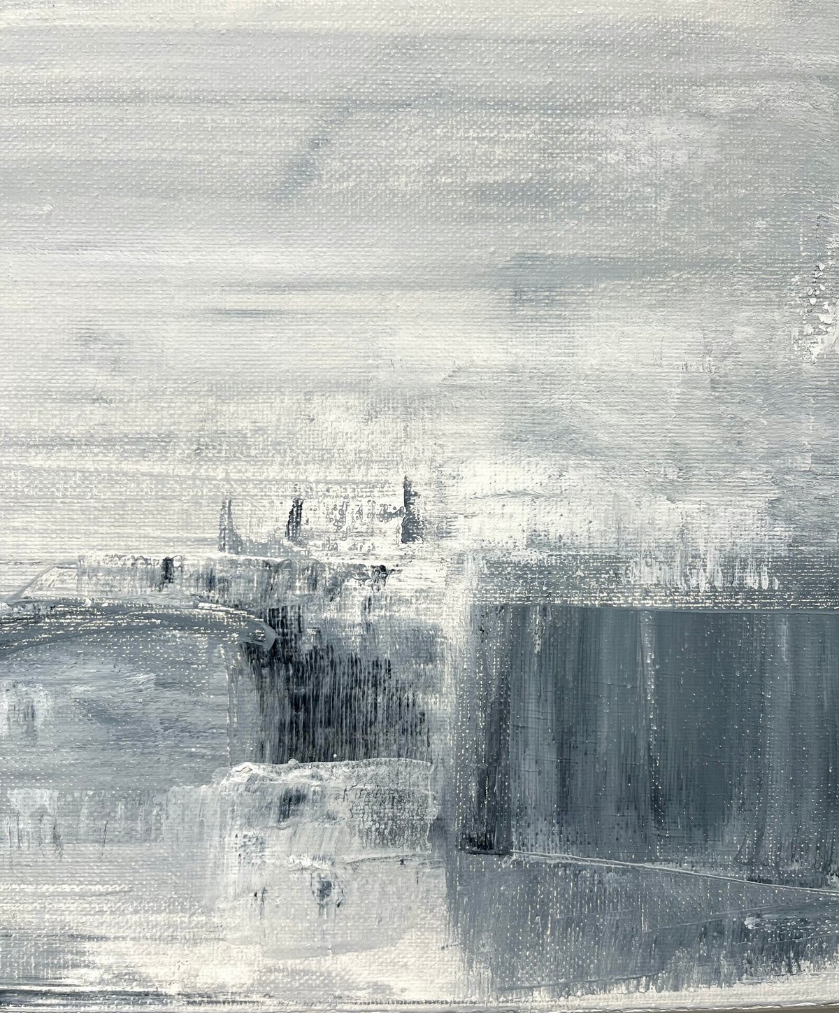 絵画 風景 （1） 落ち着く一枚｜橋のある風景 | Artston gallery