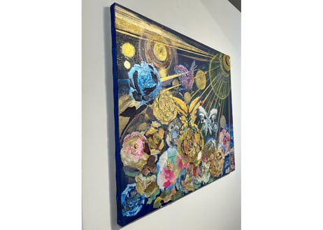 宇宙のお花畑に住む蝶々