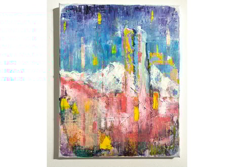 雪の町 (Town in the snow ) | Artston gallery