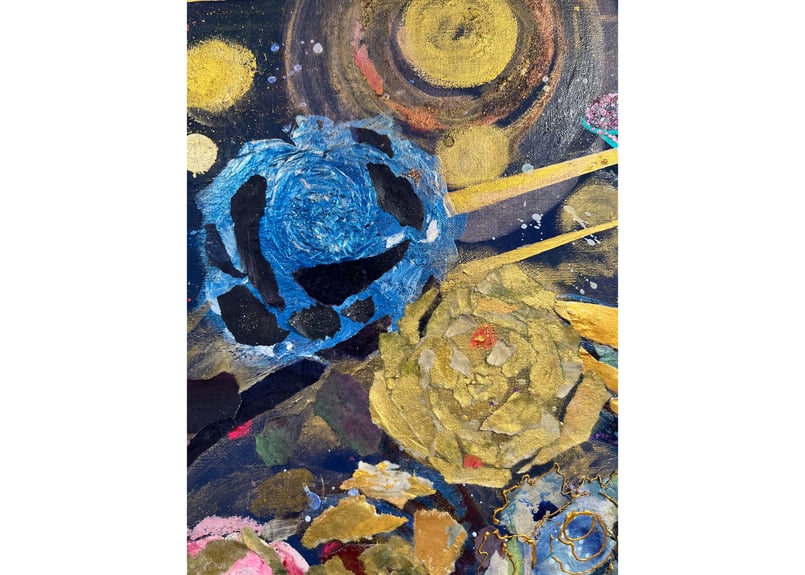 宇宙のお花畑に住む蝶々 | Artston gallery