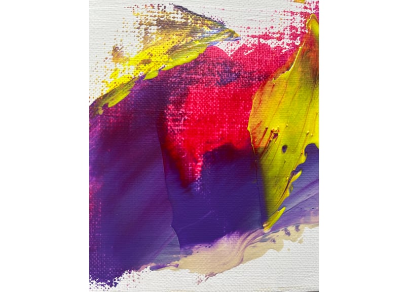 一点ものの宇宙をテーマにしたアクリル画 宇宙をアクリル絵の具で描く【メイキング】Painting the