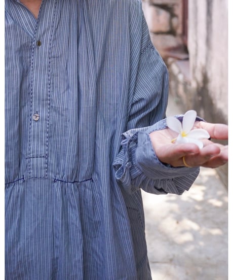 ✳︎ Kaam Shirt Dress ✳︎ - Blue Stripe