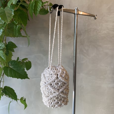 POUCH BAG マクラメ編みバッグ