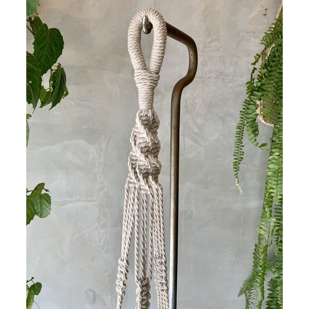 HANGING PLANTER マクラメ編みハンギングプランター | CROPE STORE