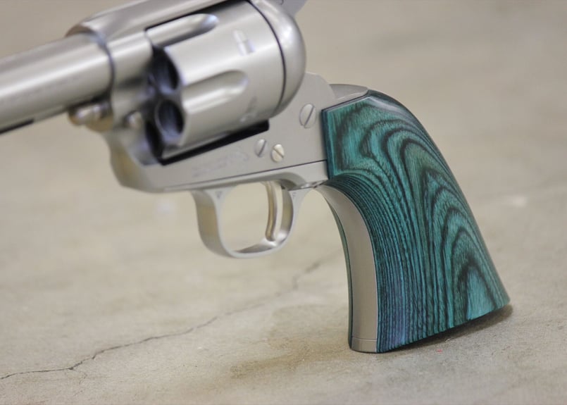 マルイ、エアリボルバー SAA .45 シビリアン　木製グリップ取り付け済み ウッドグリップ｜東京マルイ SAA.45 シリーズ｜スムーズ