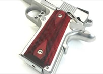ウッドグリップ｜V10 ULTRA COMPACT｜チェッカー/レッド　[AWG-1442]