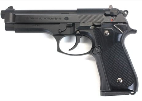 ウッドグリップ｜U.S.M9/M9A1 ｜チェッカー/ブラック　[AWG-1416]