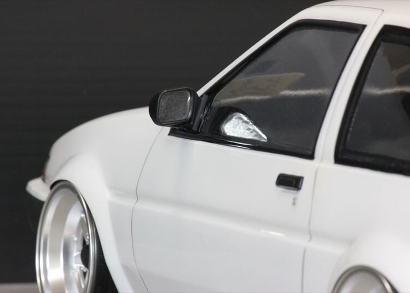 ラジコンボディ パンドラ AE86トレノ 3DR ドアミラー｜AE86タイプ [PAC