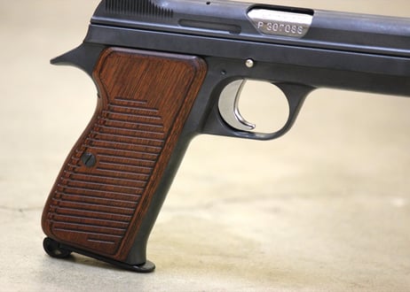 ウッドグリップ｜マルシン工業製 SIG P210-6｜ブラウン  [AWG-1466]