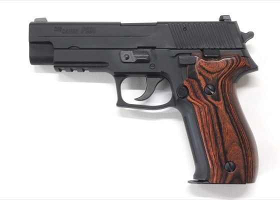 東京マルイ　SIG P226 木製グリップ付き ウッドグリップ｜SIG SAUER P226 RAIL｜スムーズ/ブラウン [AWG-1446